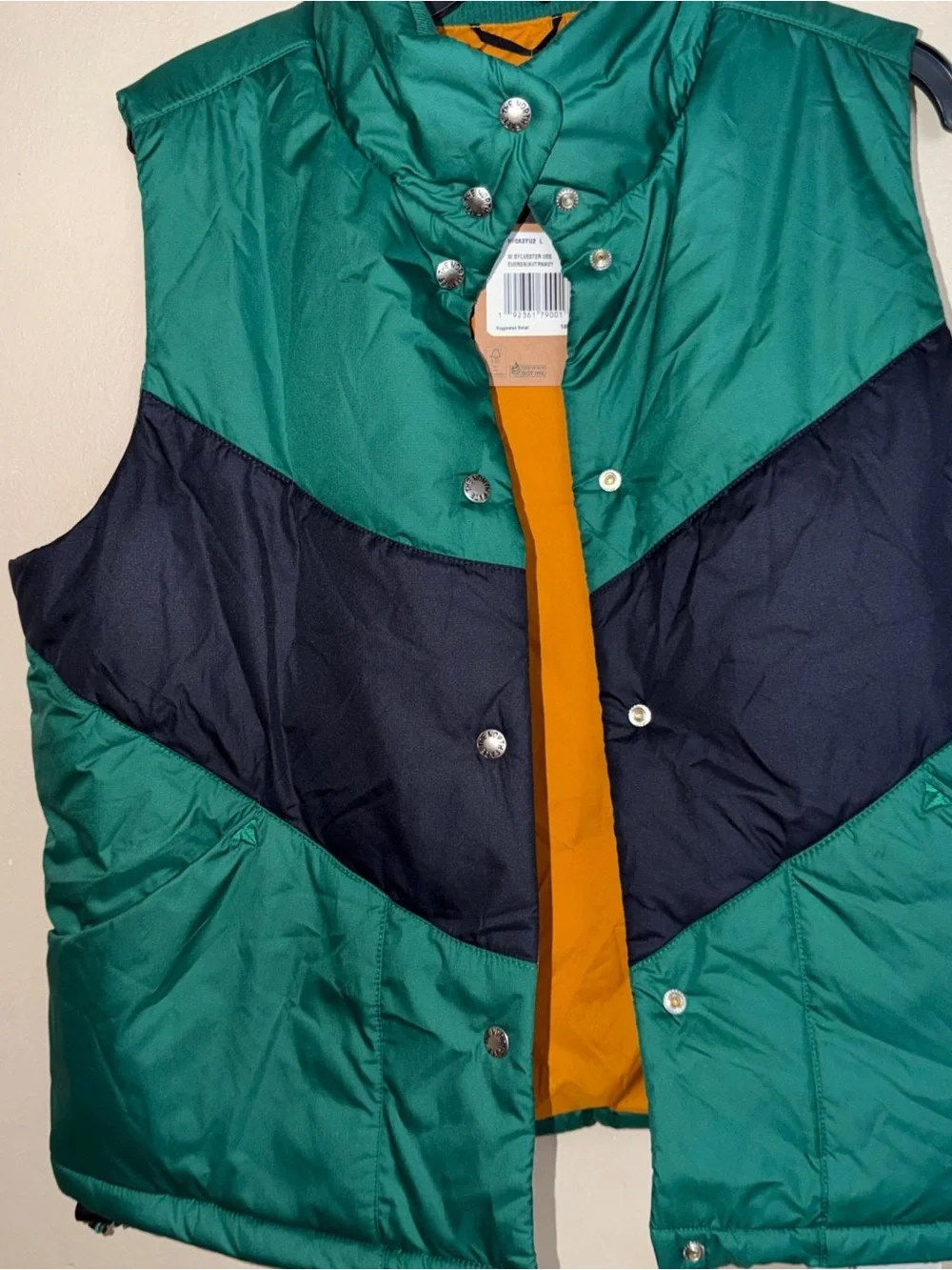 The North Face sleeveless puffer